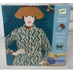 Djeco Tableaux A Pailleter Glitter Pictures Fashion Workshop Sealed